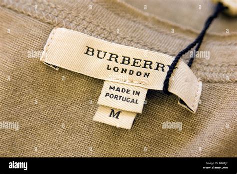 is burberry made in portugal|burberry coat with tag.